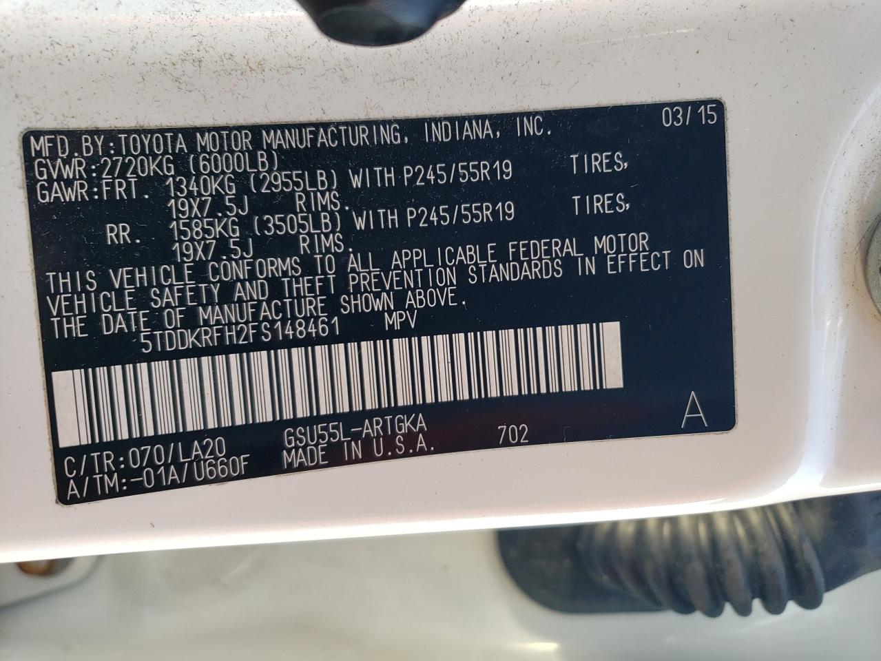 TOYOTA HIGHLANDER LIMITED