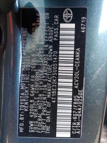 2005 TOYOTA CAMRY LE #3282889719