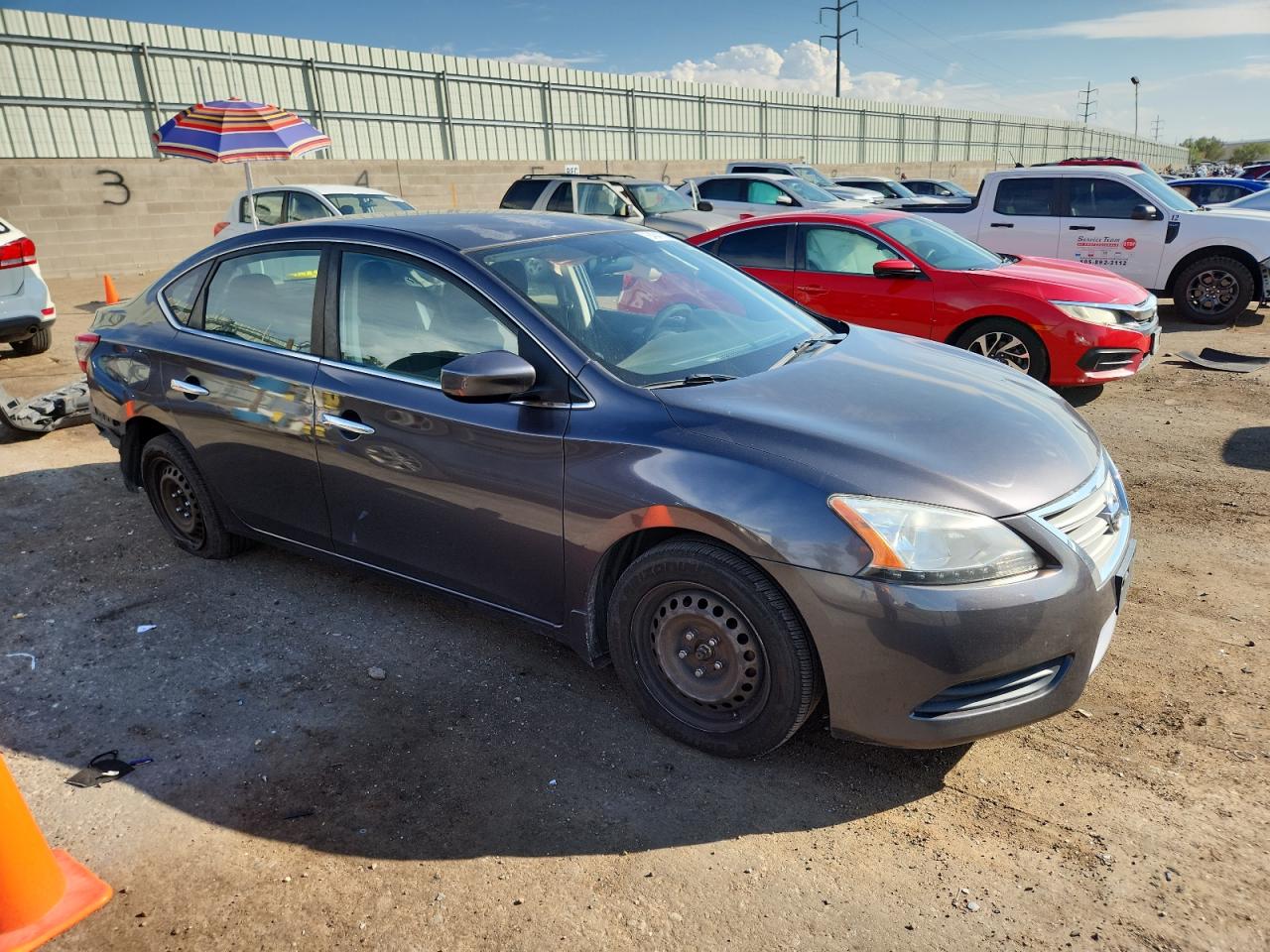 Lot #3316756435 2014 NISSAN SENTRA S