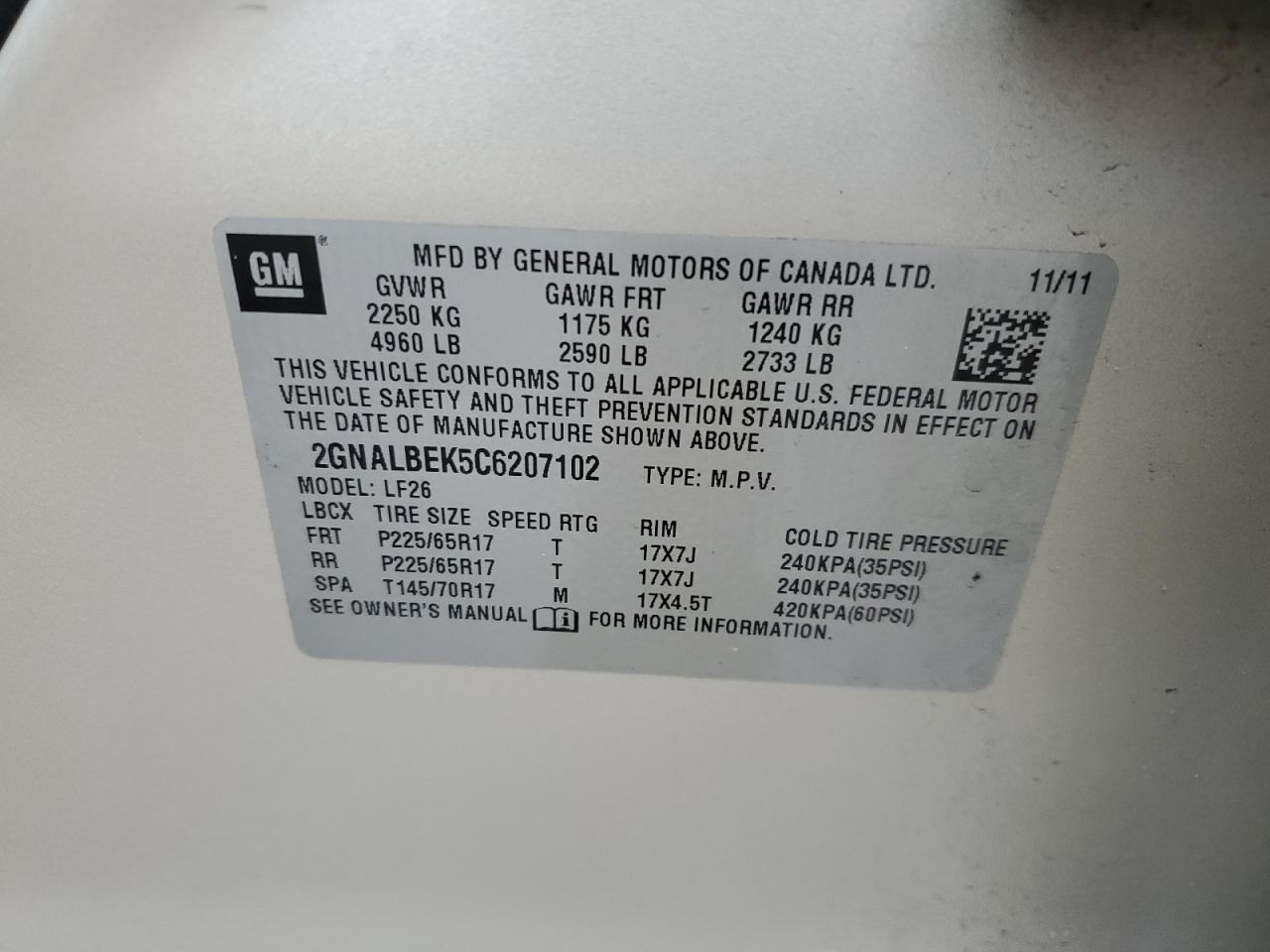 CHEVROLET EQUINOX LS