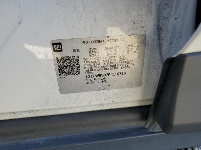 2023 CHEVROLET BOLT EV 1L 1G1FW6S07P4116736