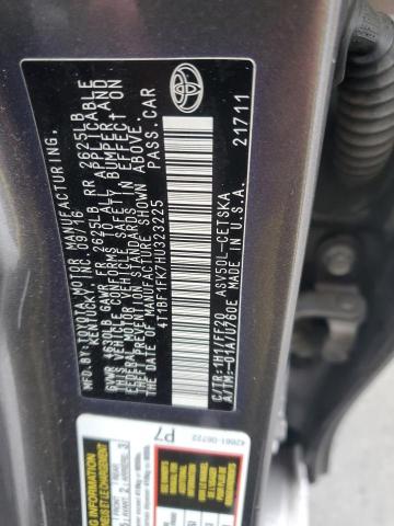2017 TOYOTA CAMRY LE 4T1BF1FK7HU323225