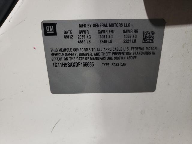 2013 CHEVROLET MALIBU LTZ - 1G11H5SAXDF166635