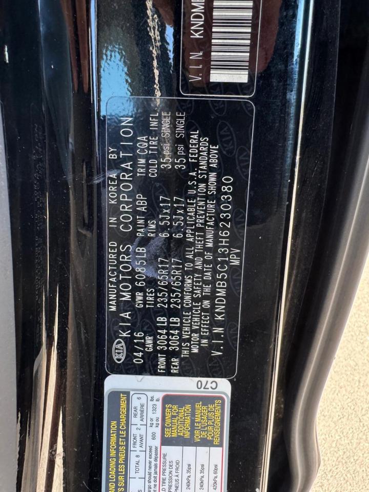 Lot #3260413595 2017 KIA SEDONA LX