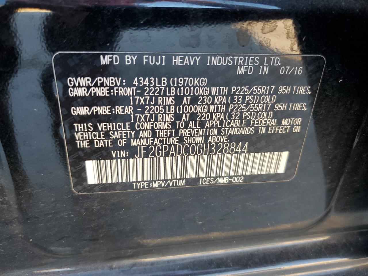 SUBARU CROSSTREK PREMIUM