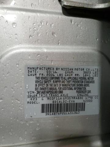 2016 NISSAN SENTRA S #3281597439