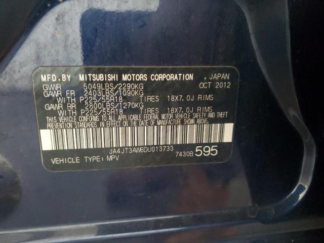 2013 MITSUBISHI OUTLANDER - JA4JT3AW6DU013733