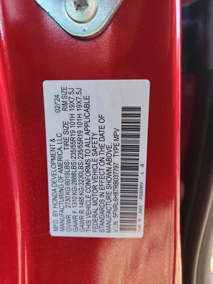 HONDA ODYSSEY TOURING