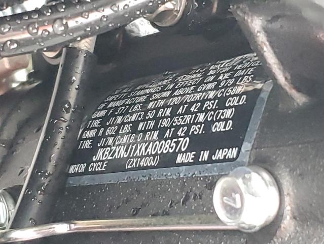 2019 KAWASAKI ZX1400 J JKBZXNJ1XKA008570