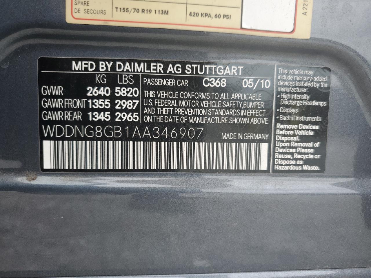 MERCEDES-BENZ S-CLASS 550 4MATIC