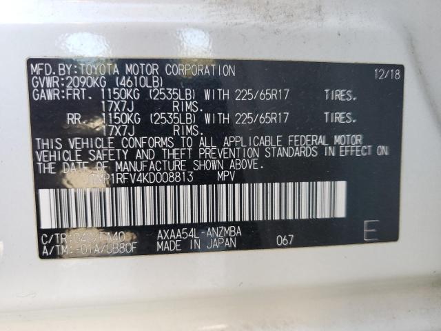 2019 TOYOTA RAV4 XLE #3286525182