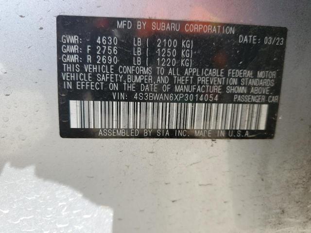 2023 SUBARU LEGACY LIM 4S3BWAN6XP3014054