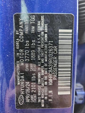 2024 HYUNDAI VENUE SEL KMHRC8A39RU326371