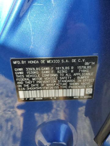 2015 HONDA FIT LX - 3HGGK5H51FM726155