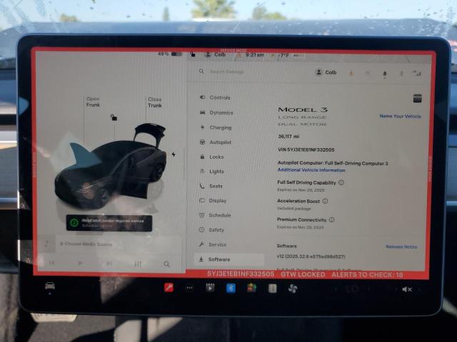 2022 TESLA MODEL 3 #3298009180