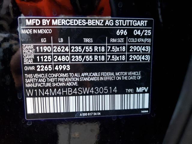 2025 MERCEDES-BENZ GLB 250 4M W1N4M4HB4SW430514
