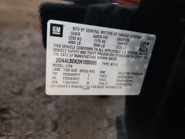 2017 CHEVROLET EQUINOX LS 2GNALBEK2H1588086