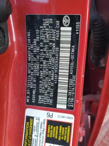 2014 TOYOTA CAMRY L - 4T4BF1FK5ER340736