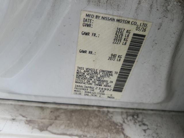 2016 NISSAN ALTIMA 2.5 - 1N4AL3AP8GC234992