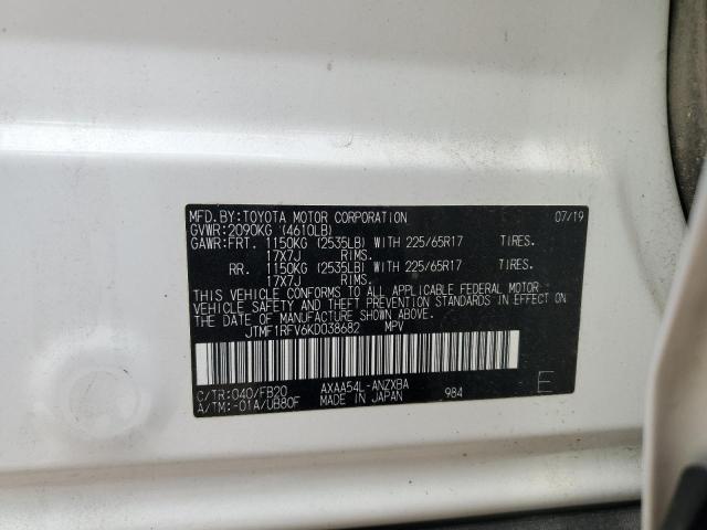 2019 TOYOTA RAV4 LE #3285044387