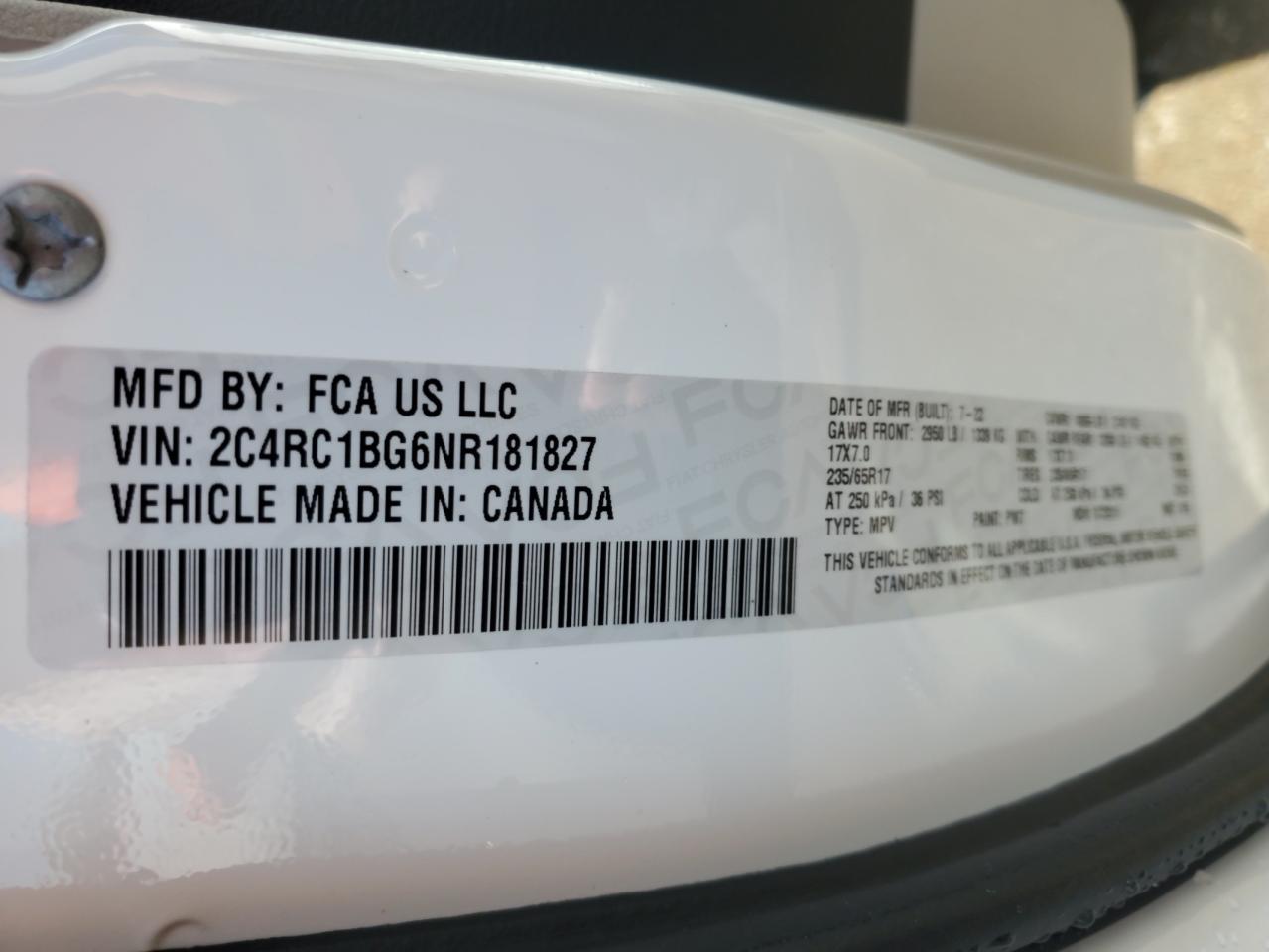 CHRYSLER PACIFICA TOURING L