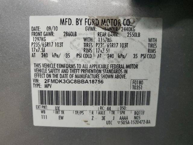 2011 FORD EDGE SE #3284201535