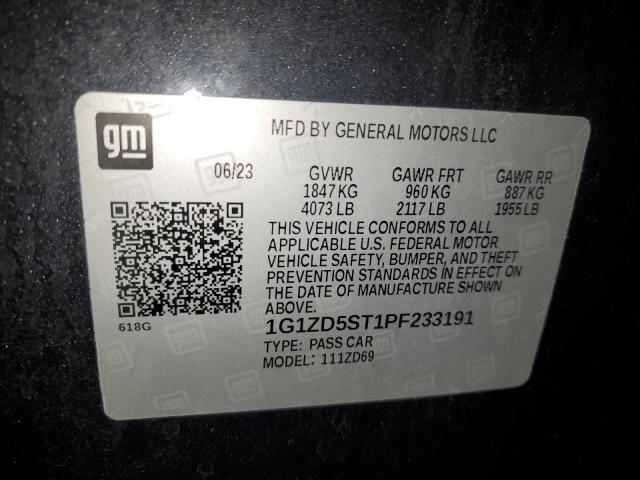 2023 CHEVROLET MALIBU LT #3301662628