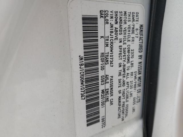 2017 NISSAN ROGUE SPOR #3296223426