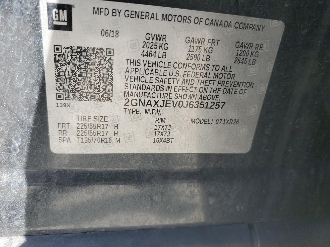 CHEVROLET EQUINOX LT