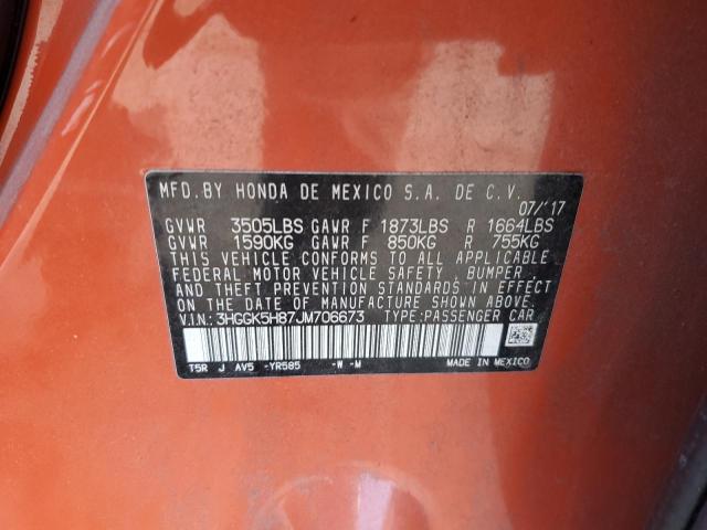 2018 HONDA FIT EX - 3HGGK5H87JM706673