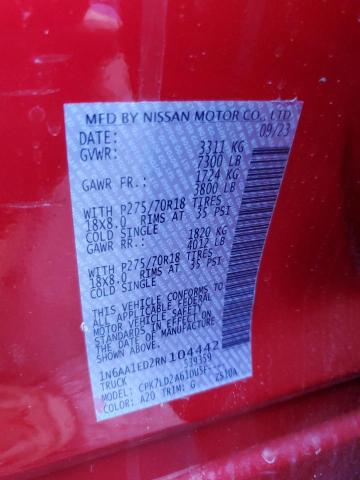 2024 NISSAN TITAN PRO- #3286499287