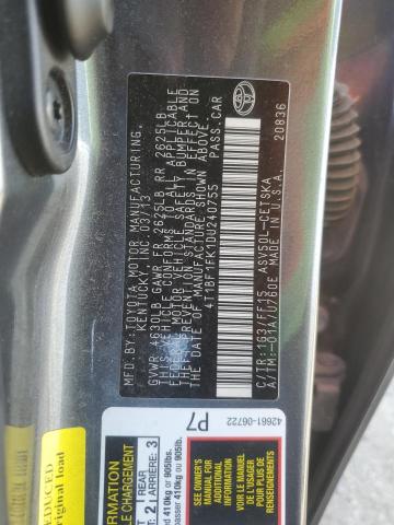 2013 TOYOTA CAMRY L #3288773754