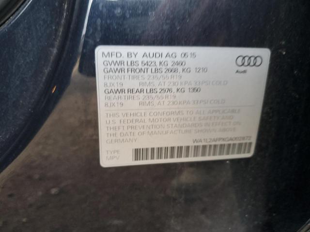 2016 AUDI Q5 PREMIUM - WA1L2AFPXGA002872