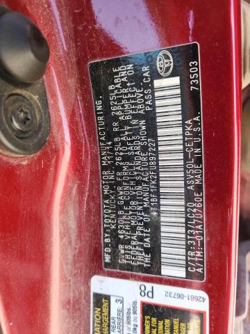 2015 TOYOTA CAMRY LE - 4T1BF1FK2FU897227