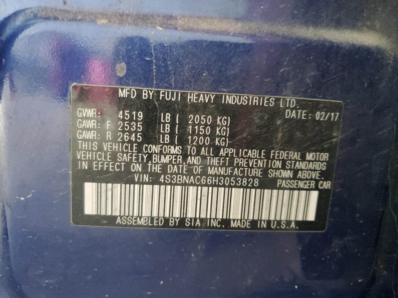 SUBARU LEGACY 2.5I PREMIUM