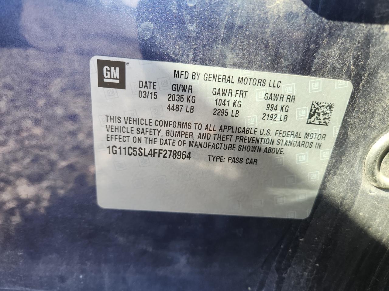 CHEVROLET MALIBU 1LT