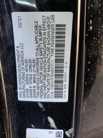 2021 HONDA ACCORD SPO #3296977880