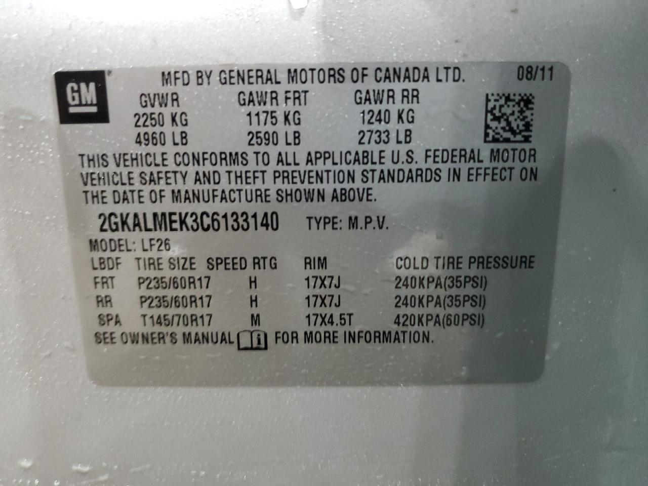 GMC TERRAIN SLE