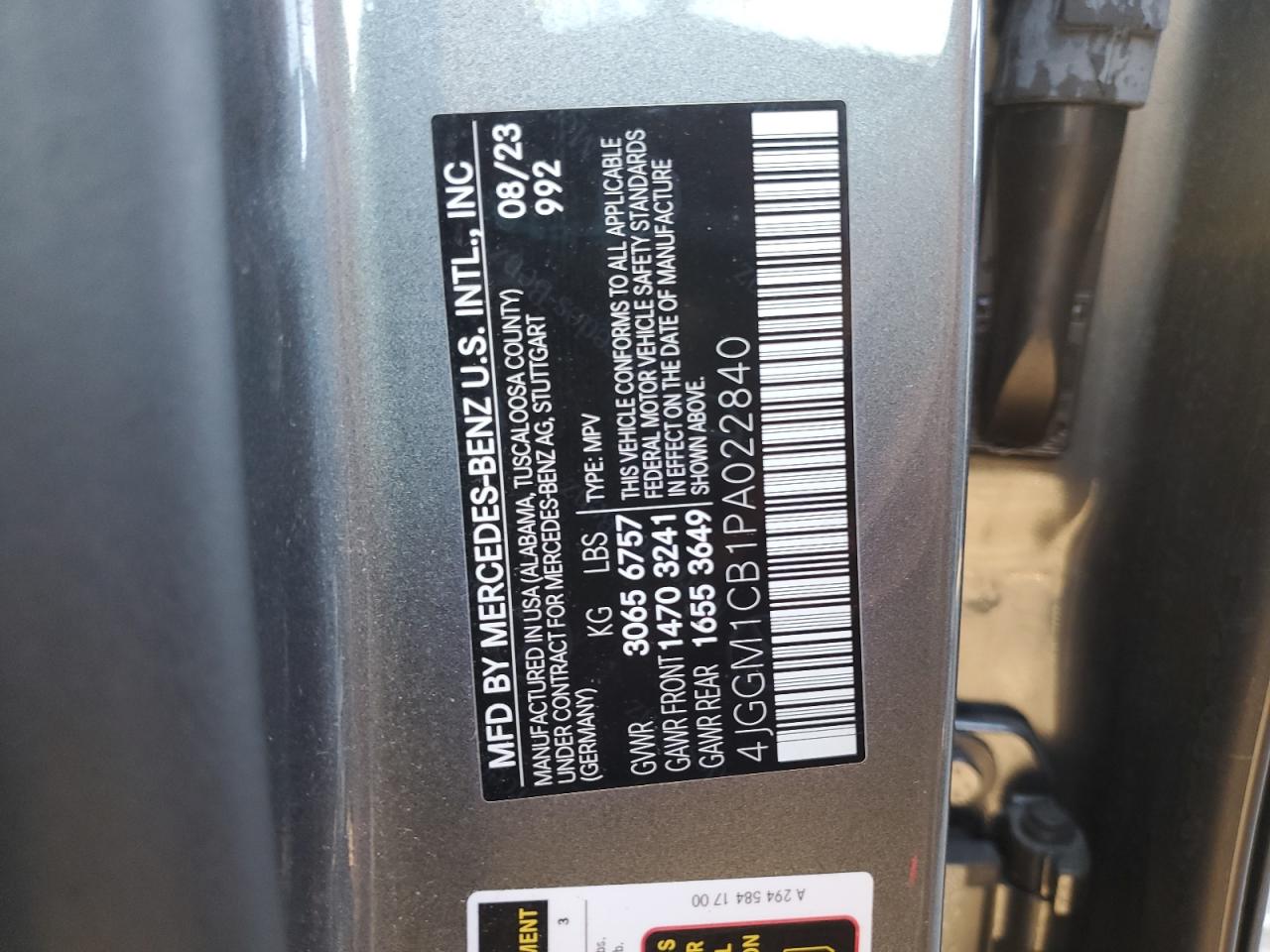 MERCEDES-BENZ EQE SUV 350 4MATIC