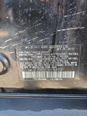 2011 SUBARU FORESTER 2 - JF2SHBDC9BH764906