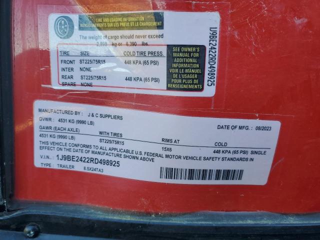 2024 J&C UTILITY TRAILER #3277035190