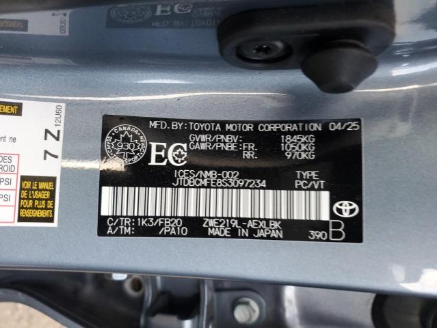 2025 TOYOTA COROLLA LE - JTDBCMFE8S3097234