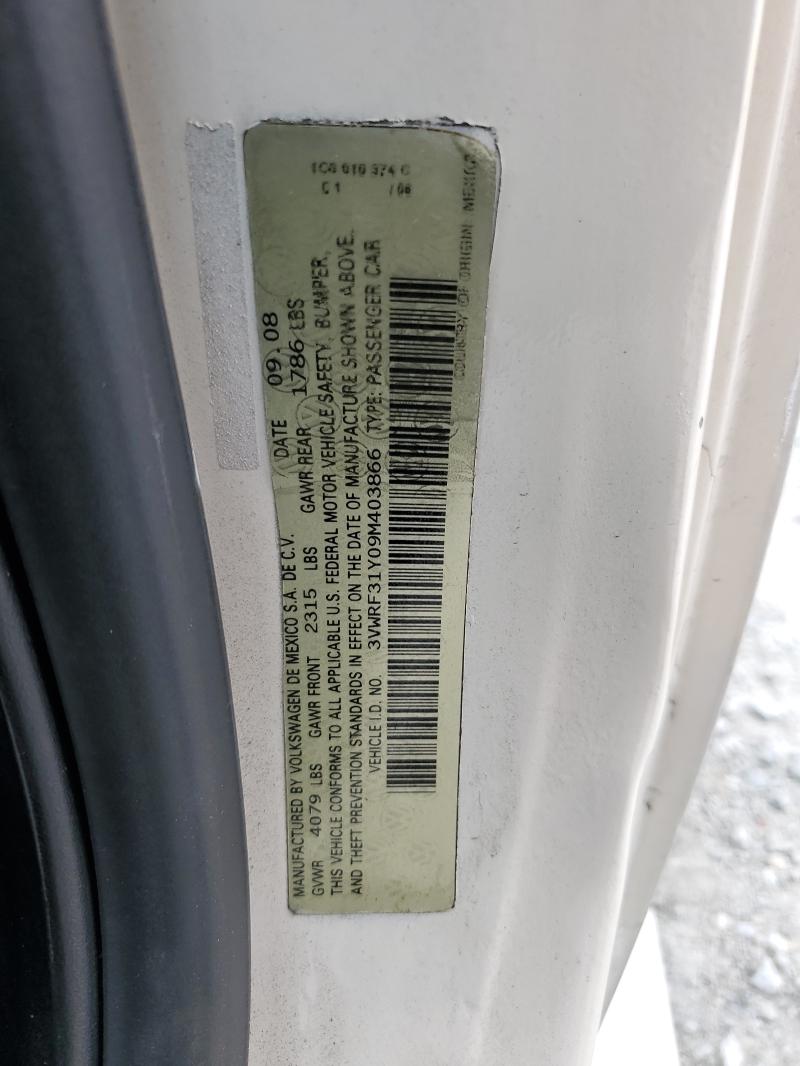 2009 VOLKSWAGEN NEW BEETLE #3305679731