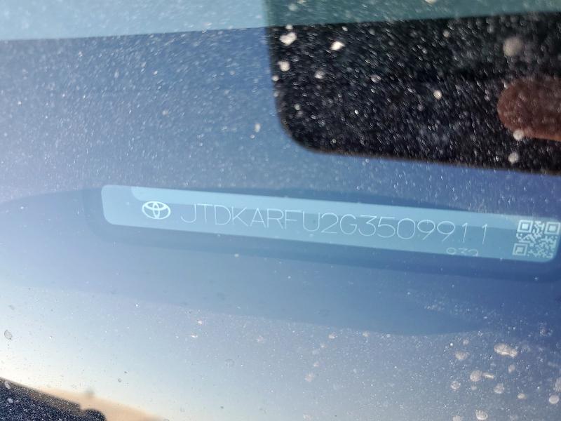 2016 TOYOTA PRIUS - JTDKARFU2G3509911