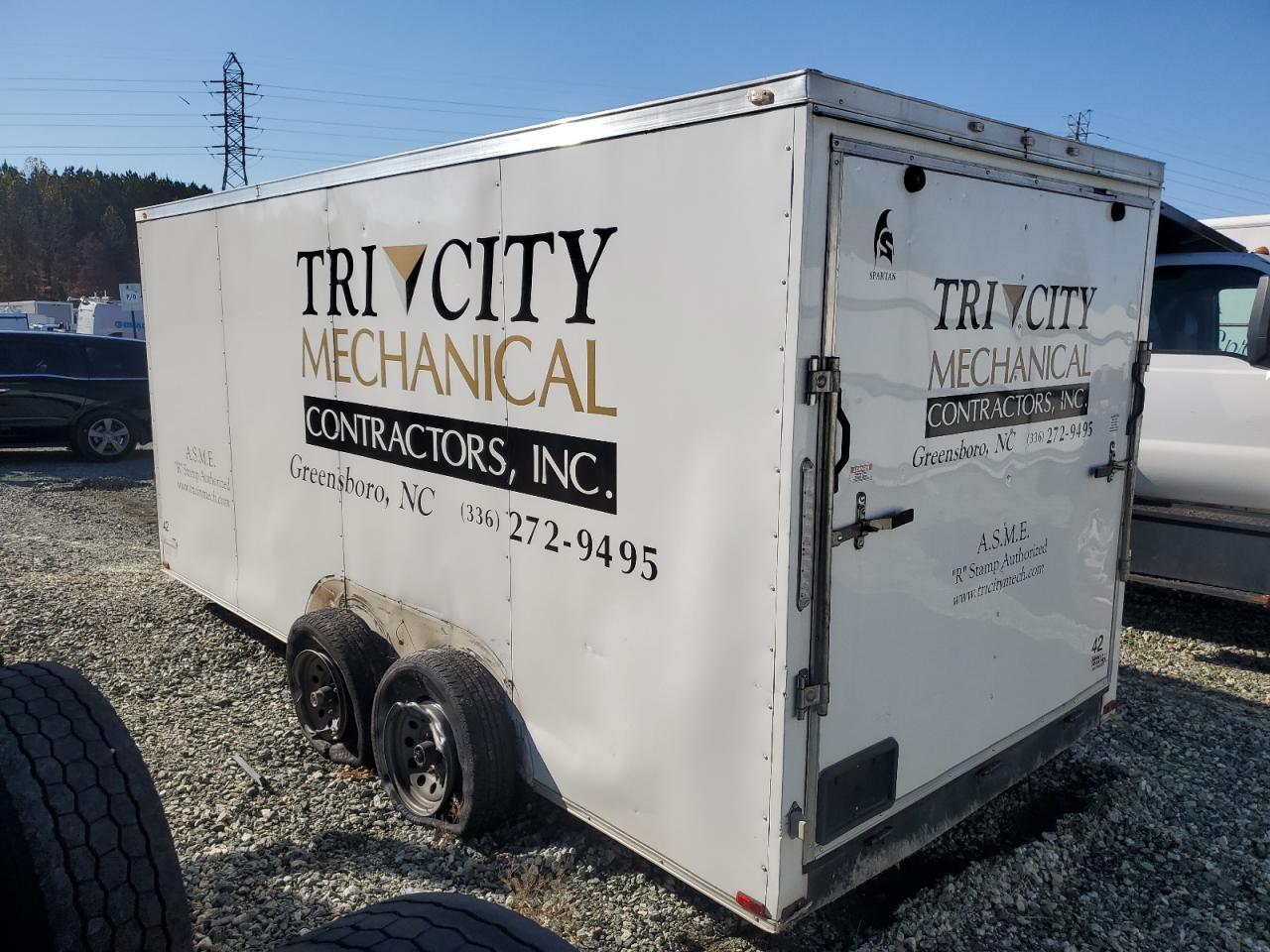 Lot #3279584261 2022 SPARTAN CARGO ENCLOSED