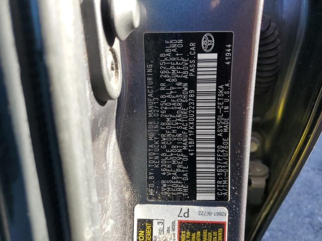 2013 TOYOTA CAMRY L #3281472985