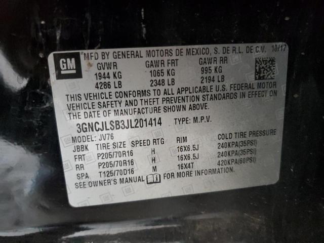 2018 CHEVROLET TRAX 1LT #3304534442