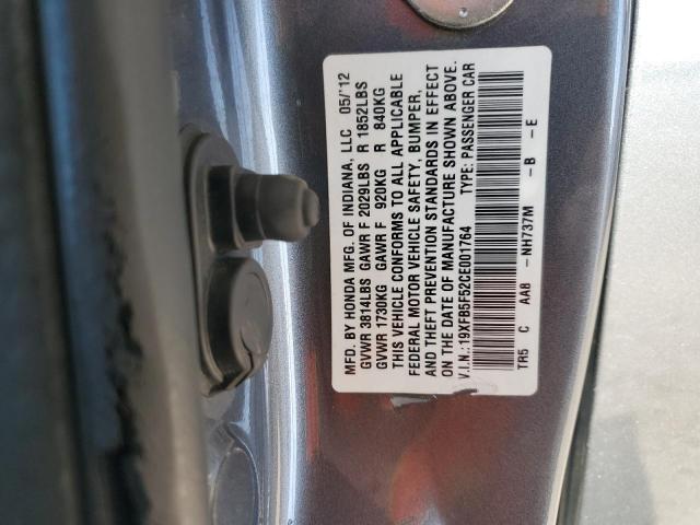 2012 HONDA CIVIC NATU - 19XFB5F52CE001764