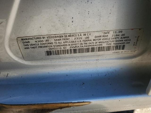 2010 VOLKSWAGEN JETTA WOLF #3292389300