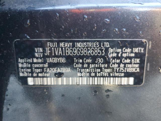 2016 SUBARU WRX - JF1VA1B69G9826853